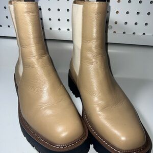 Sam Edelman Laguna Tan Leather Chelsea Boots | Women’s 10M